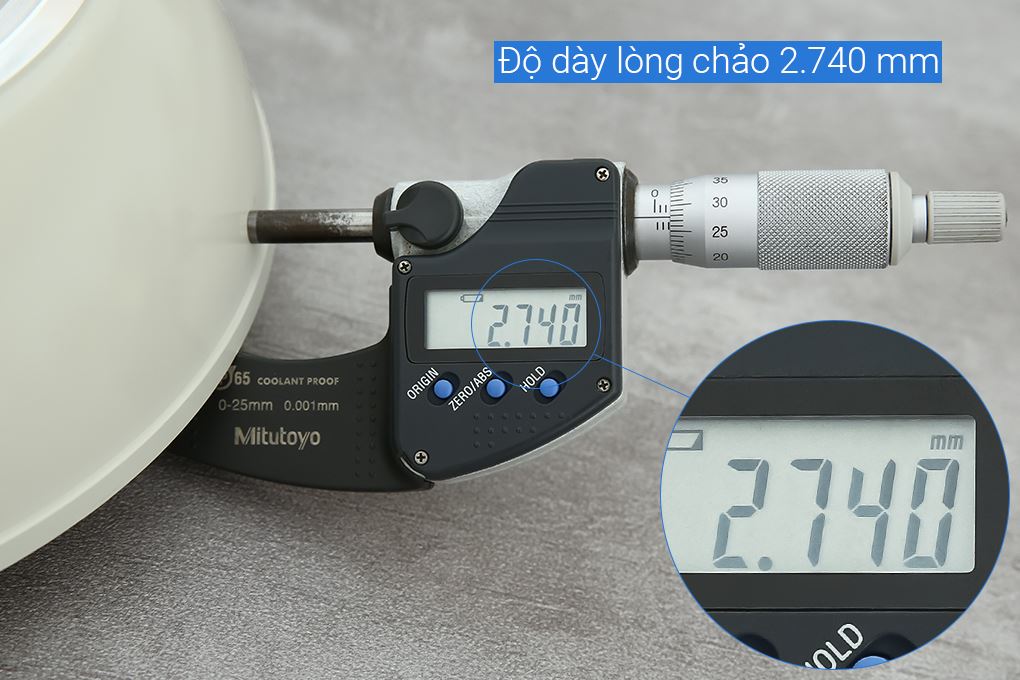 Chảo nhôm sâu chống dính vân đá đáy từ 20 cm Green Cook GCP246-20IH Màu Màu be