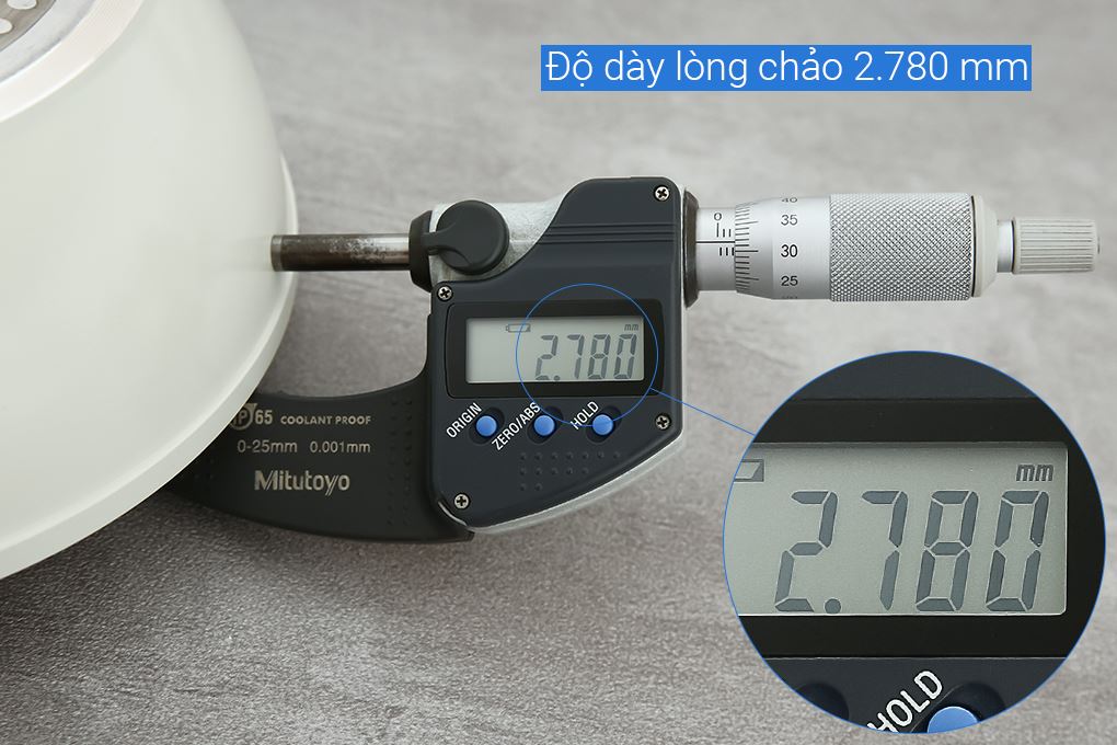 Chảo nhôm sâu chống dính vân đá đáy từ 24 cm Green Cook GCP246-24IH Màu Màu be