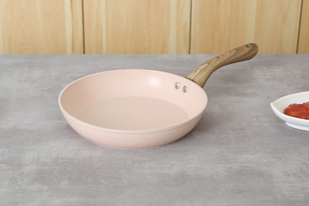 Chảo nhôm chống dính vân đá đáy từ 24 cm Sunhouse Trendy SFP24P - 2