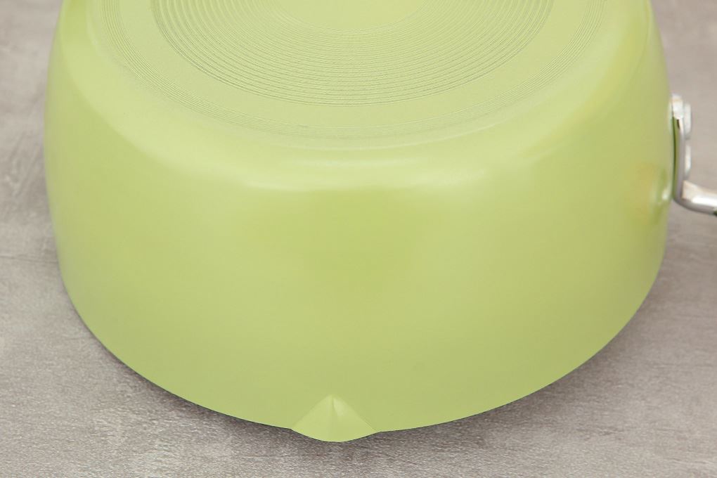 Chảo thép sâu chống dính đáy từ 20 cm Green Cook GCP249-20IH Màu Xanh