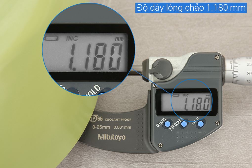 Chảo thép sâu chống dính đáy từ 20 cm Green Cook GCP249-20IH Màu Xanh