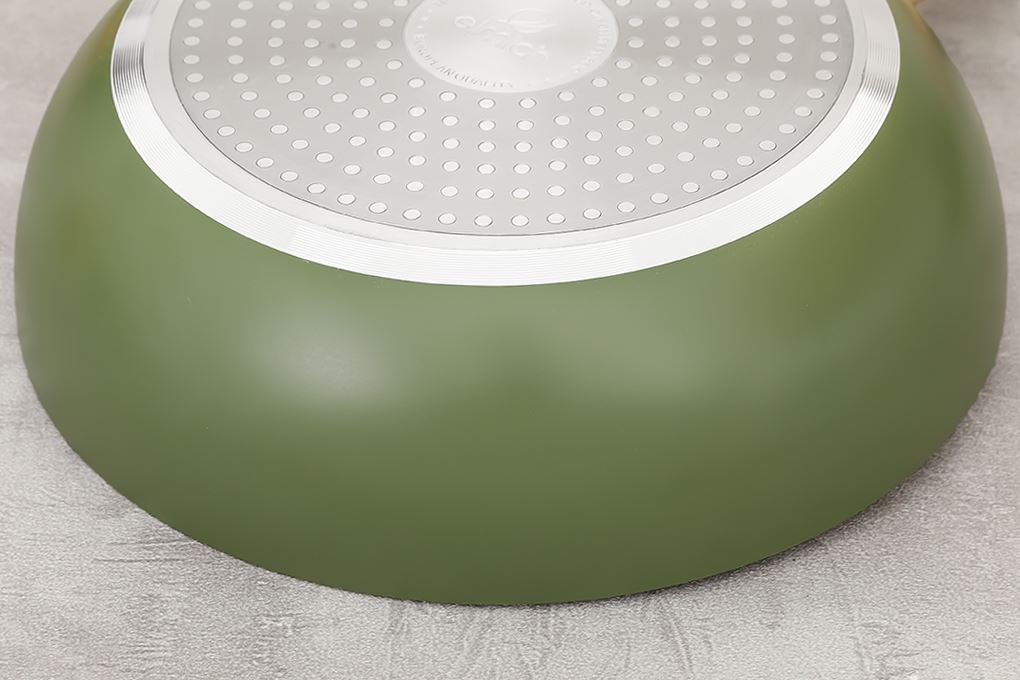 Chảo nhôm sâu chống dính đáy từ 24 cm Elmich Olive classic EL-5978OV24 Màu Xanh