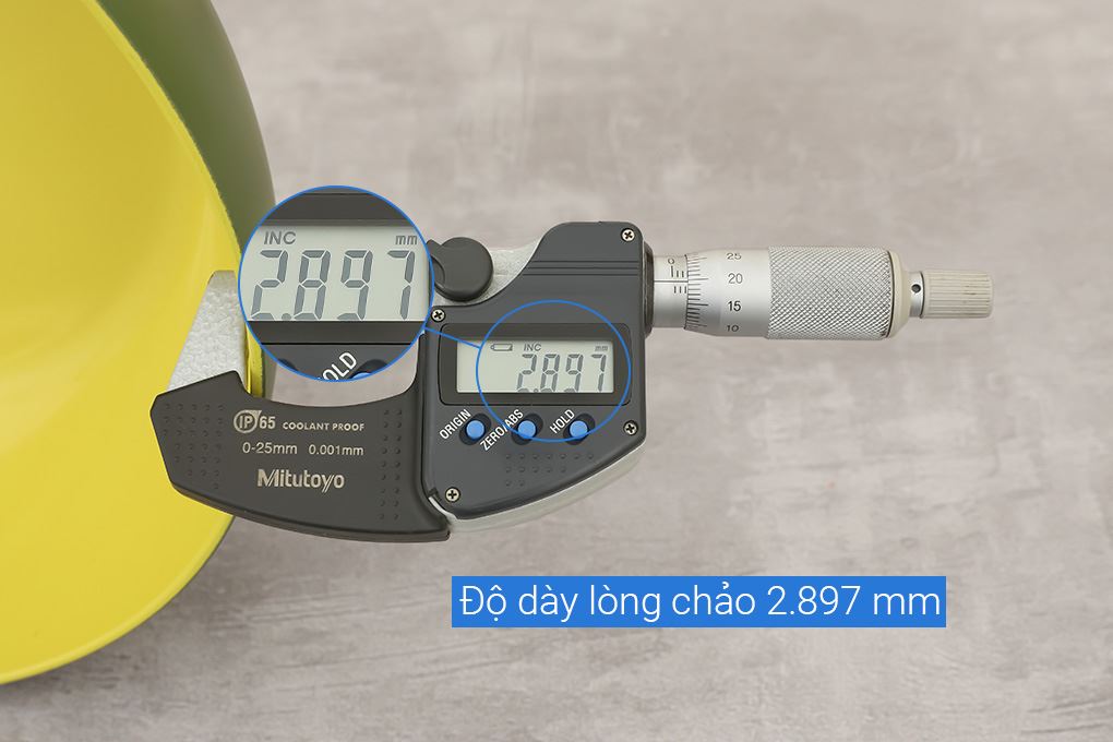 Chảo nhôm sâu chống dính đáy từ 24 cm Elmich Olive classic EL-5978OV24 Màu Xanh