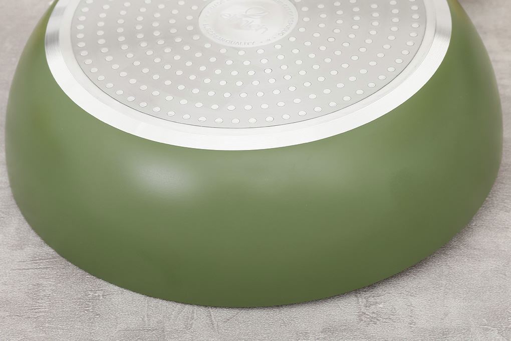 Chảo nhôm sâu chống dính đáy từ 26 cm Elmich Olive classic EL-5978OV26 Màu Xanh