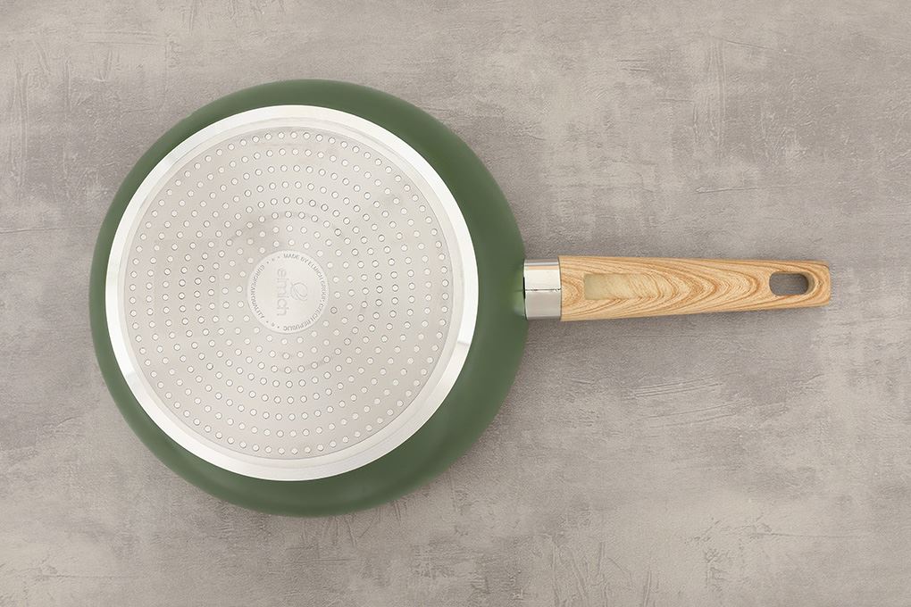 Chảo nhôm sâu chống dính đáy từ 28 cm Elmich Olive classic EL-5978OV28 Màu Xanh