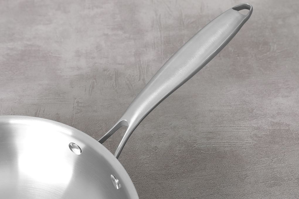 Chảo inox nguyên khối sâu đáy từ 24 cm Green Cook GCP245-24IH Màu Hồng