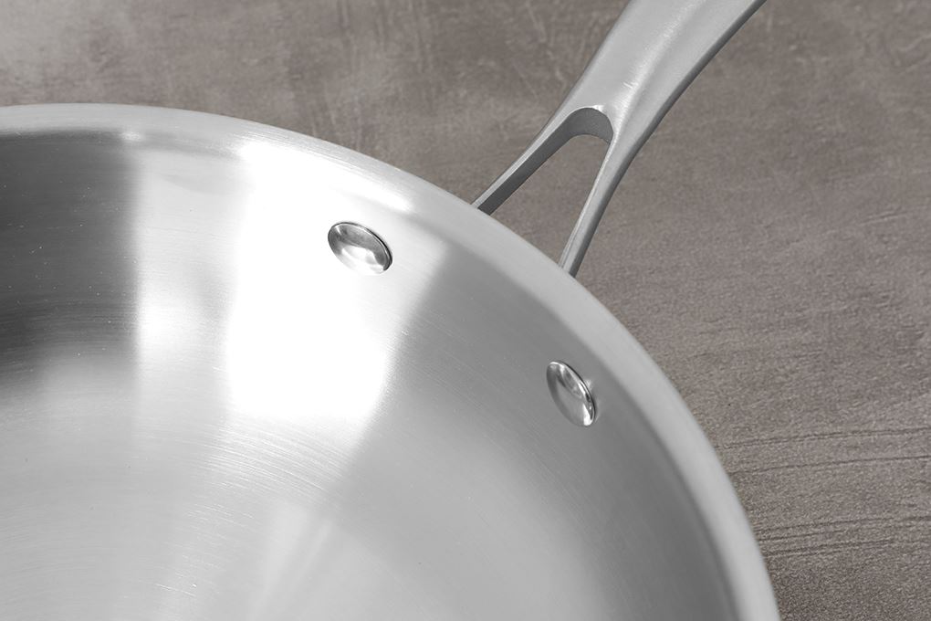 Chảo inox nguyên khối sâu đáy từ 24 cm Green Cook GCP245-24IH Màu Hồng