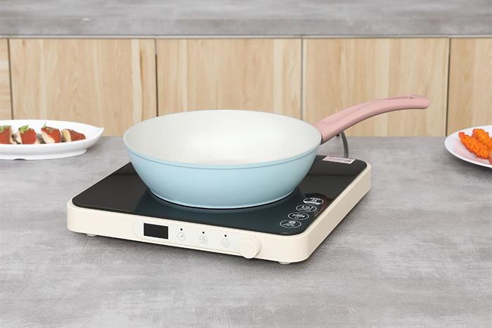Chảo nhôm sâu chống dính đáy từ 24 cm Delites RFD1024-3