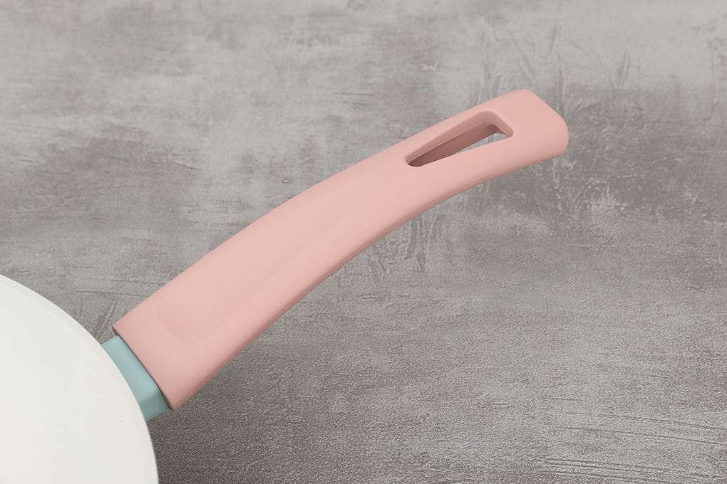 Chảo nhôm sâu chống dính đáy từ 24 cm Delites RFD1024-3 Màu Xanh