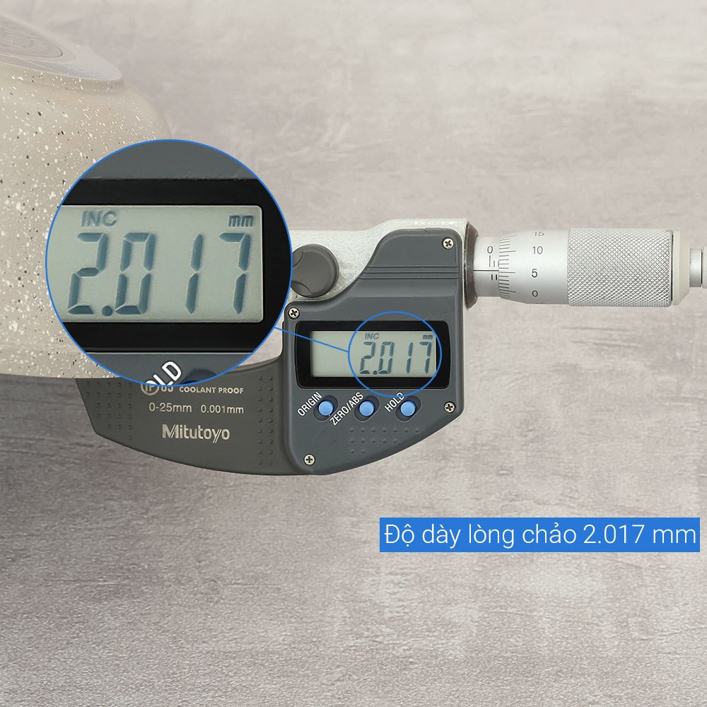 Chảo nhôm chống dính đáy từ 28 cm Lock&Lock LCA6283D-IH Màu Xám