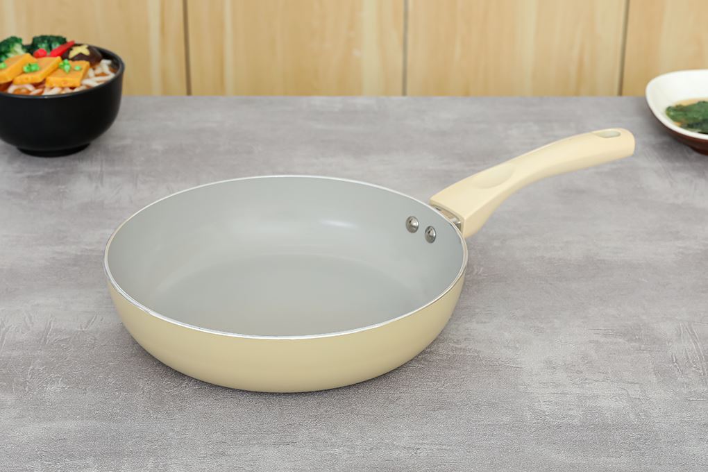 Chảo nhôm chống dính đáy từ 24 cm Elmich EL5985BE24 Màu Màu be