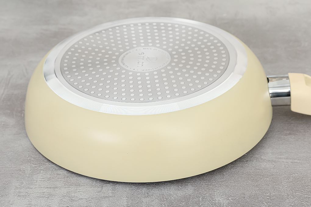 Chảo nhôm chống dính đáy từ 24 cm Elmich EL5985BE24 Màu Màu be