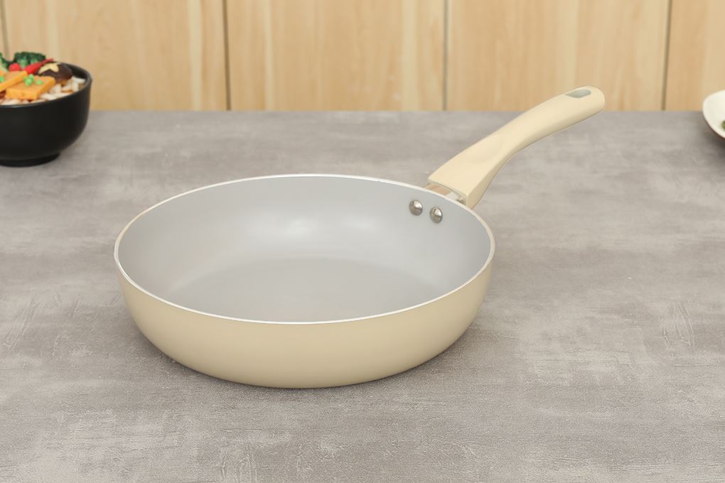 Chảo nhôm chống dính đáy từ 26 cm Elmich EL5985BE26 Màu Màu be