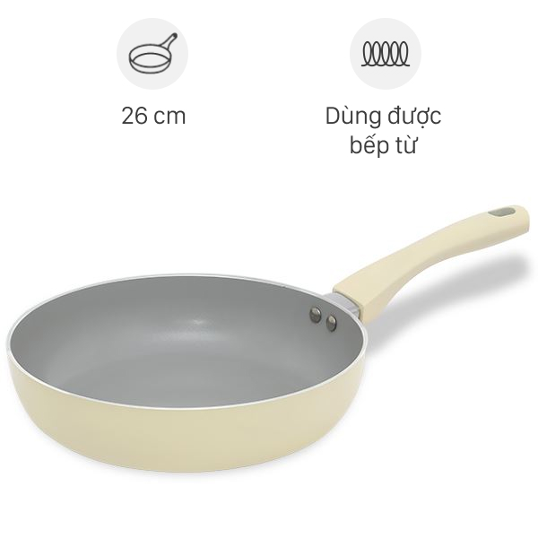 Chảo nhôm chống dính đáy từ Elmich EL5985BE26