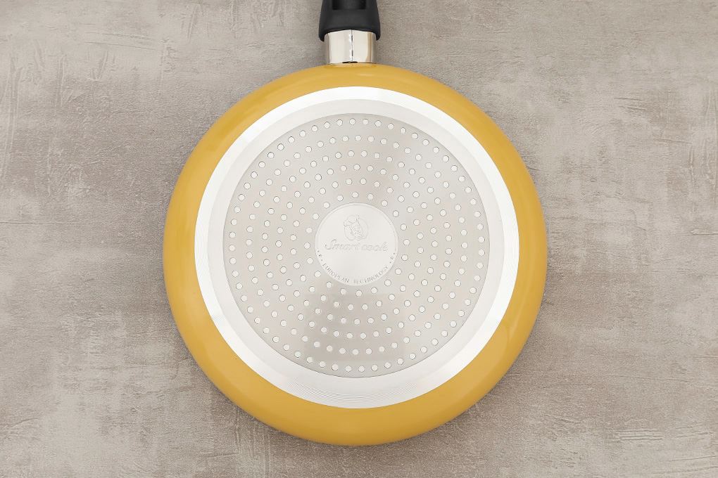 Chảo nhôm chống dính đáy từ 24 cm Elmich Smartcook SM5962LY24 Màu vàng