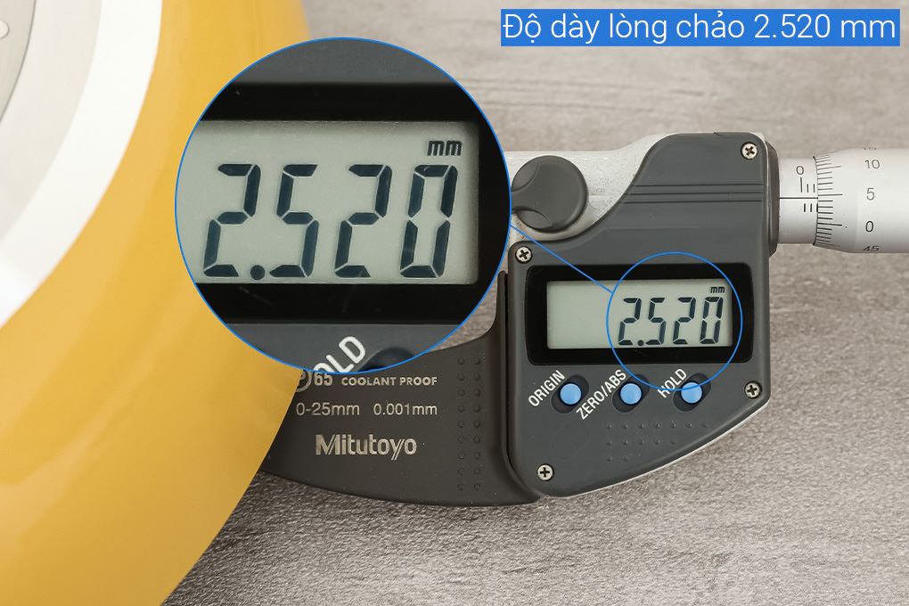 Chảo nhôm chống dính đáy từ 24 cm Elmich Smartcook SM5962LY24 Màu vàng