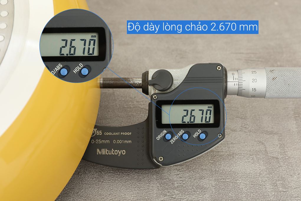 Chảo nhôm chống dính đáy từ 26 cm Elmich Smartcook SM5962LY26 Màu vàng