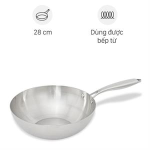 Chảo inox sâu đáy từ AVA CW-TP001W