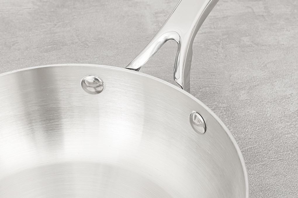Chảo inox nguyên khối sâu đáy từ 20 cm Green Cook GCP2518-20IH Màu Inox