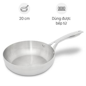 Chảo inox nguyên khối sâu đáy từ Green Cook GCP2518-20IH