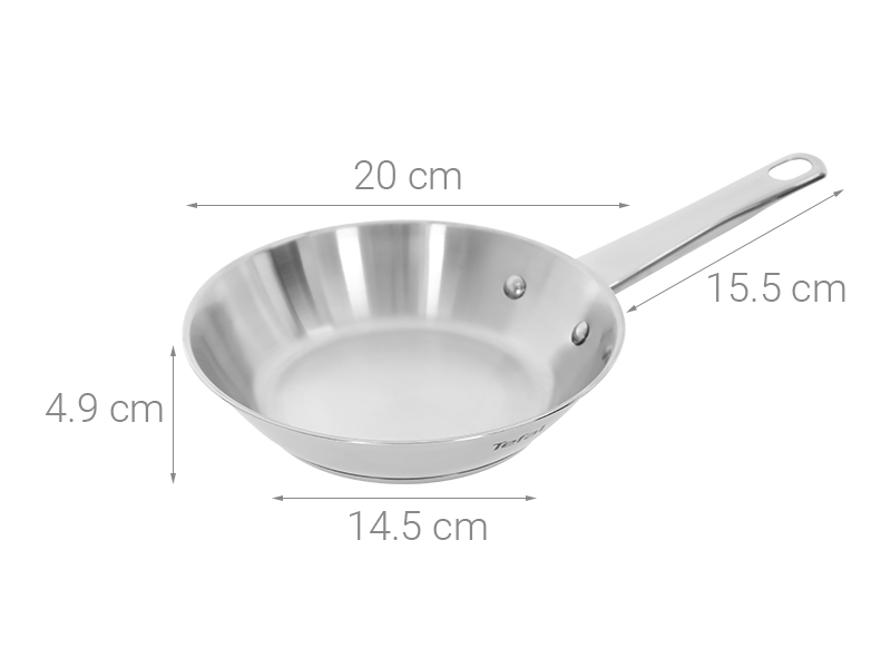 Chảo inox đáy từ 20 cm Tefal B9210295