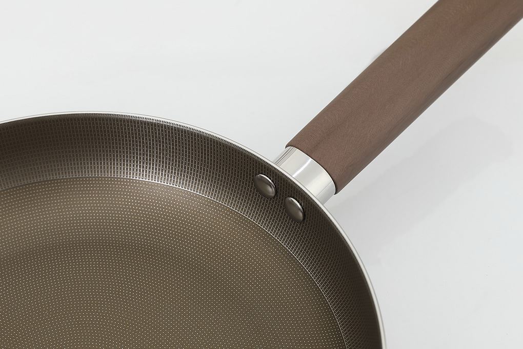 Chảo inox nguyên khối chống dính 24 cm AVA TC-TCJG24 Màu Inox