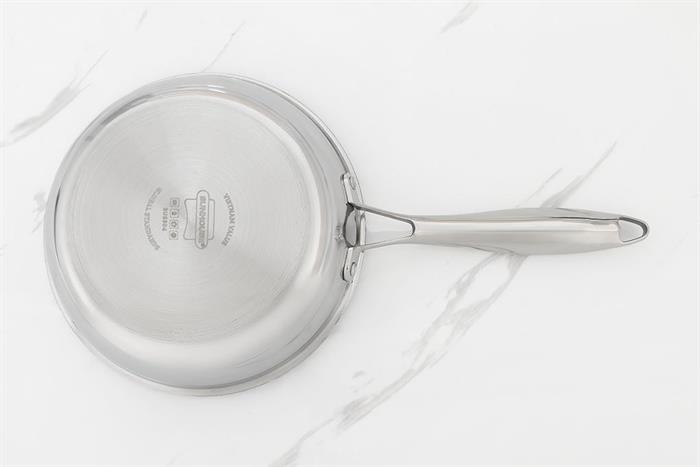 Chảo inox nguyên khối đáy từ 20 cm Sunhouse Healthy IN20X1 Màu Inox