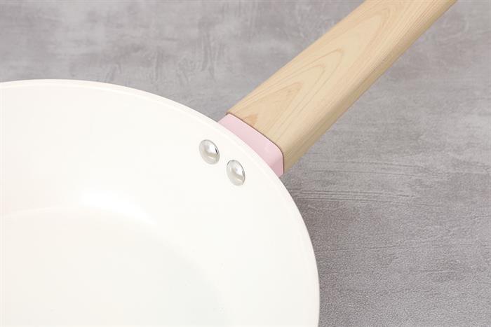 Chảo nhôm chống dính đáy từ 24 cm Sunhouse Healthy SHG24MP Màu Hồng nhạt