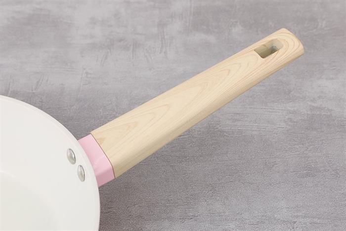 Chảo nhôm chống dính đáy từ 24 cm Sunhouse Healthy SHG24MP Màu Hồng nhạt