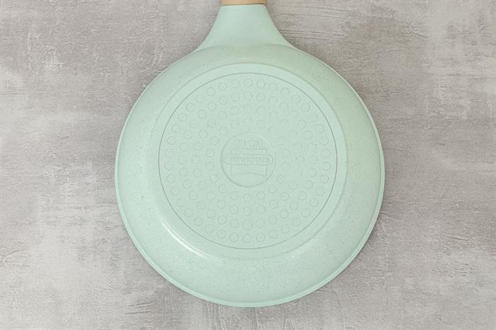 Chảo nhôm sâu chống dính đáy từ 20cm Sunhouse Healthy SBDS20MT Màu Xanh ngọc