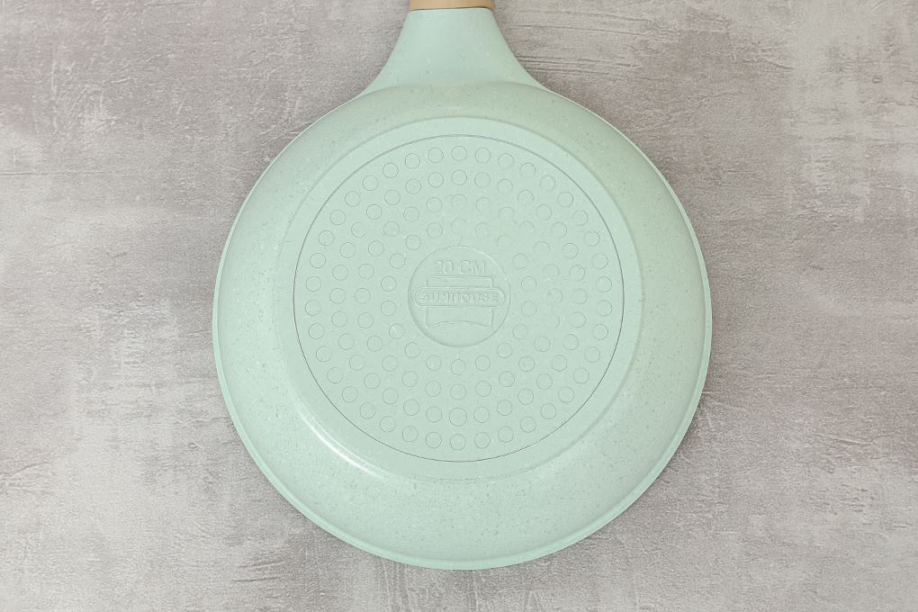 Chảo nhôm sâu chống dính đáy từ 20cm Sunhouse Healthy SBDS20MT Màu Xanh ngọc