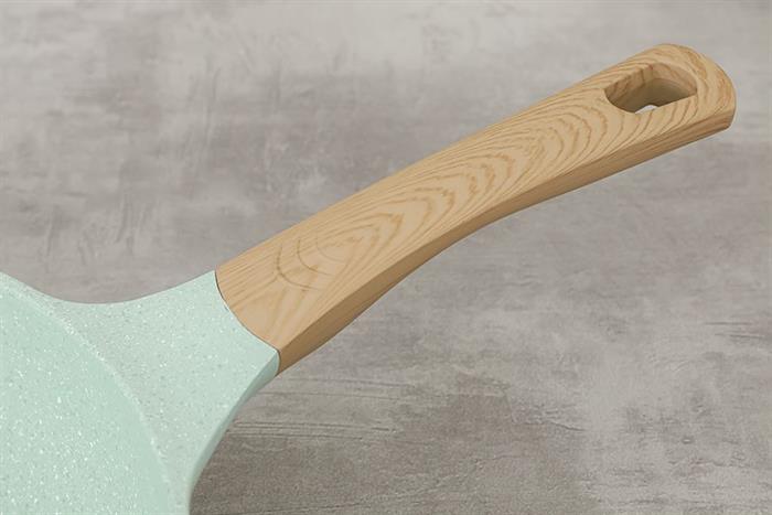 Chảo nhôm sâu chống dính đáy từ 28cm Sunhouse Healthy SBDS28MT Màu Xanh ngọc