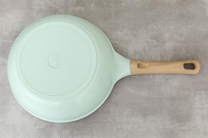 Chảo nhôm sâu chống dính đáy từ 28cm Sunhouse Healthy SBDS28MT Màu Xanh ngọc