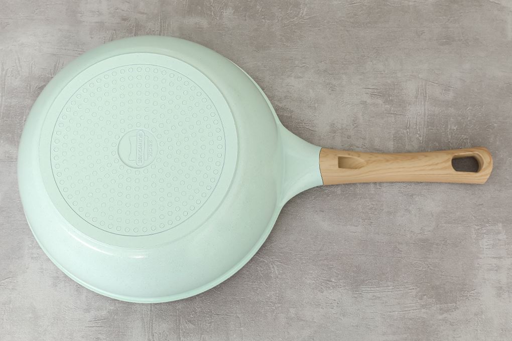 Chảo nhôm sâu chống dính đáy từ 28 cm Sunhouse Healthy SBDS28MT Màu Xanh ngọc