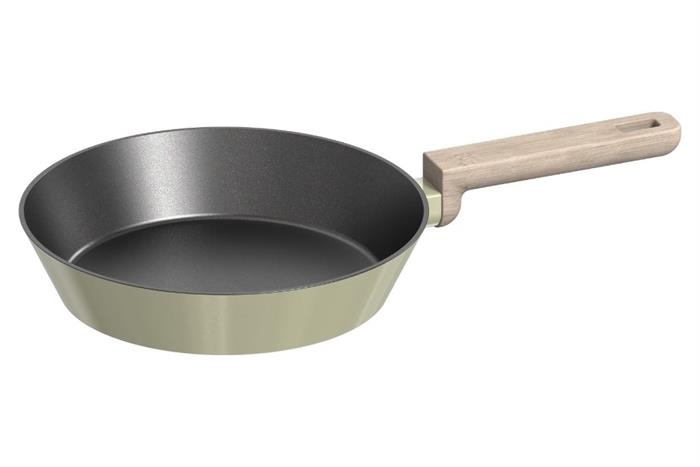 Chảo nhôm chống dính đáy từ 24cm Sunhouse ST24P Màu Xanh rêu