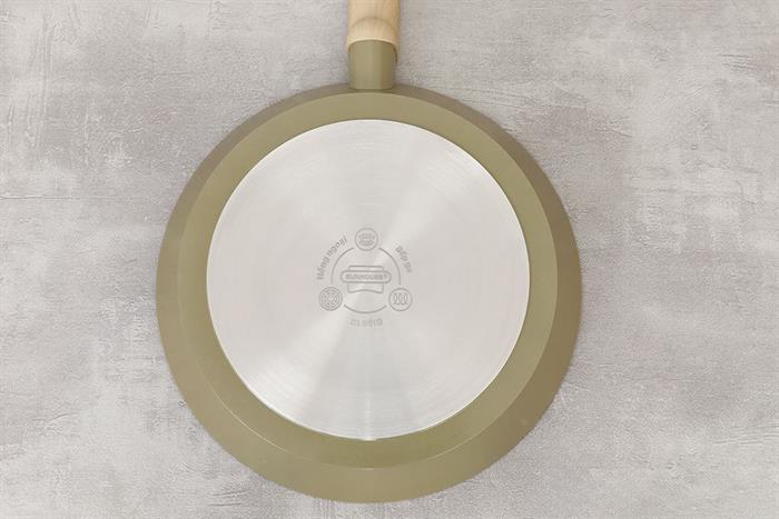 Chảo nhôm chống dính đáy từ 24 cm Sunhouse ST24P Màu Xanh rêu