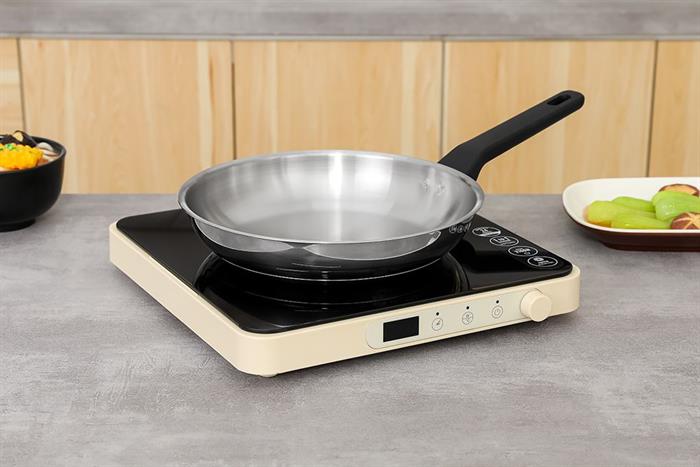 Chảo inox đáy từ 24 cm Lock&Lock CSF2423IH Màu Inox