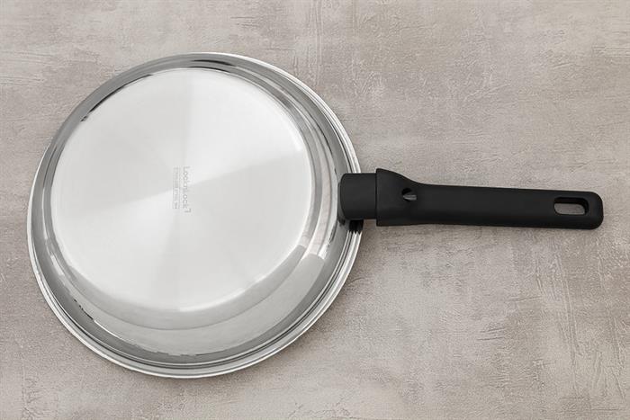 Chảo inox đáy từ 24 cm Lock&Lock CSF2423IH Màu Inox