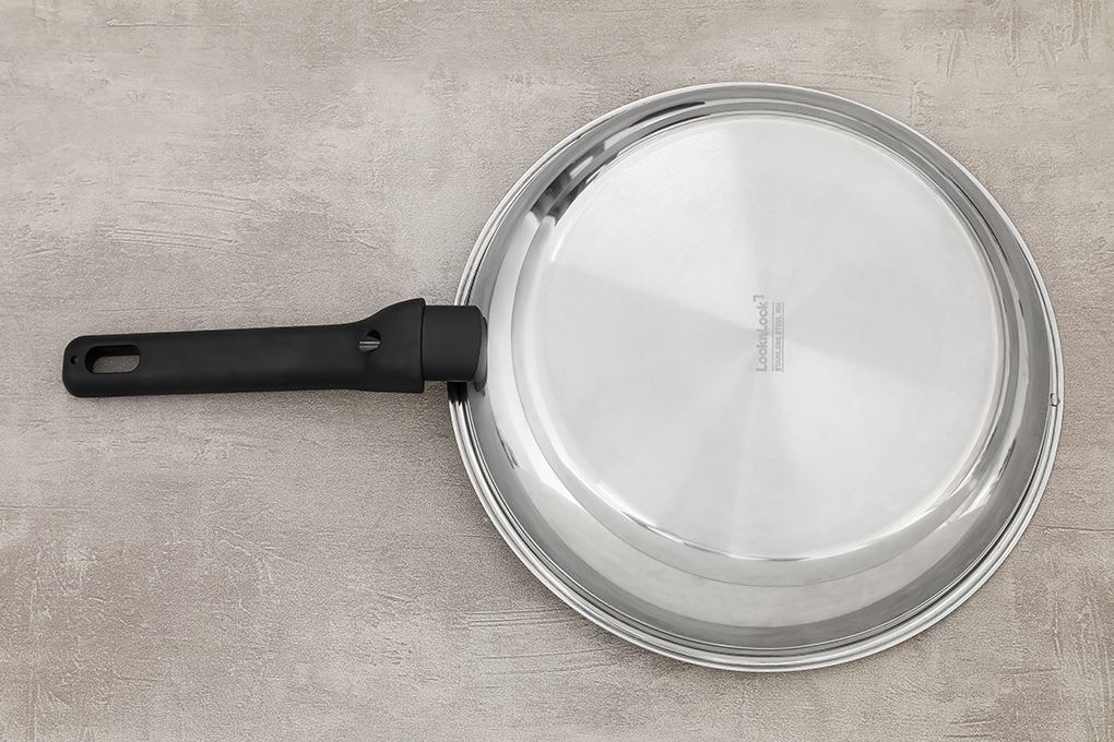 Chảo inox đáy từ 26 cm Lock&Lock CSF2623IH Màu Inox