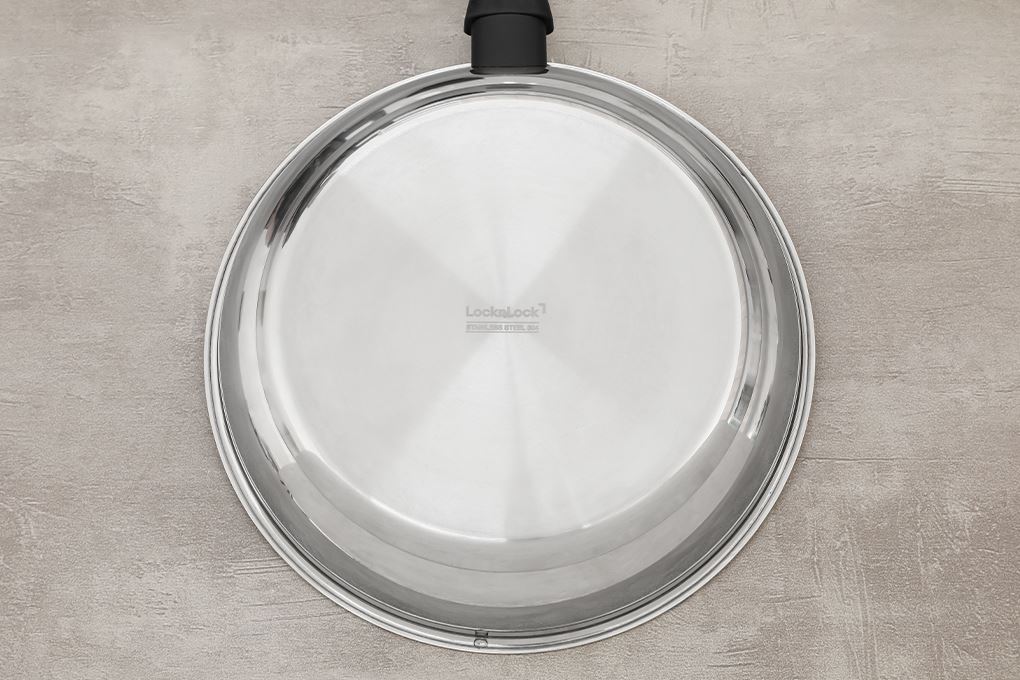Chảo inox đáy từ 26 cm Lock&Lock CSF2623IH Màu Inox