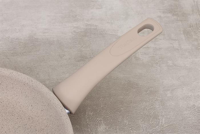 Chảo nhôm chống dính vân đá đáy từ 24 cm Tefal G2930402 Màu Hồng nhạt