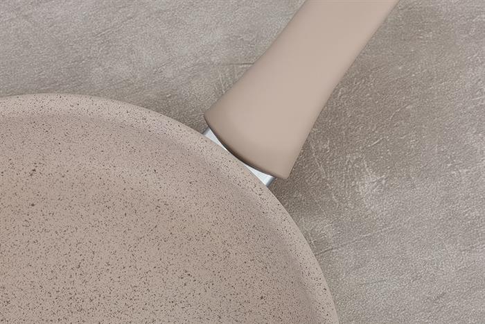 Chảo nhôm chống dính vân đá đáy từ 24 cm Tefal G2930402 Màu Hồng nhạt