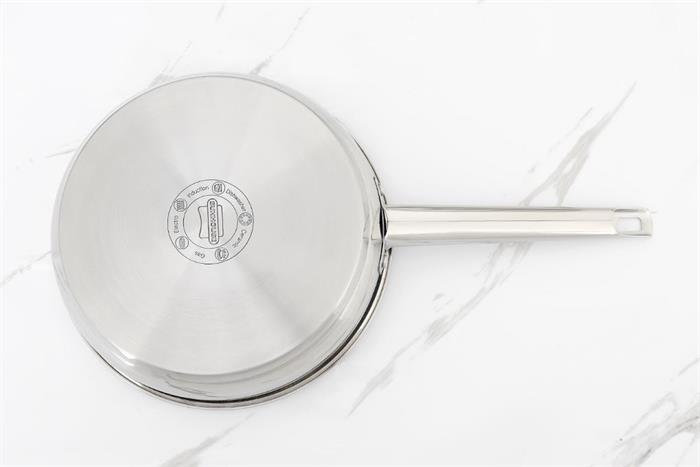 Chảo inox sâu đáy từ 24 cm Sunhouse Healthy IN24M9 Màu Bạc