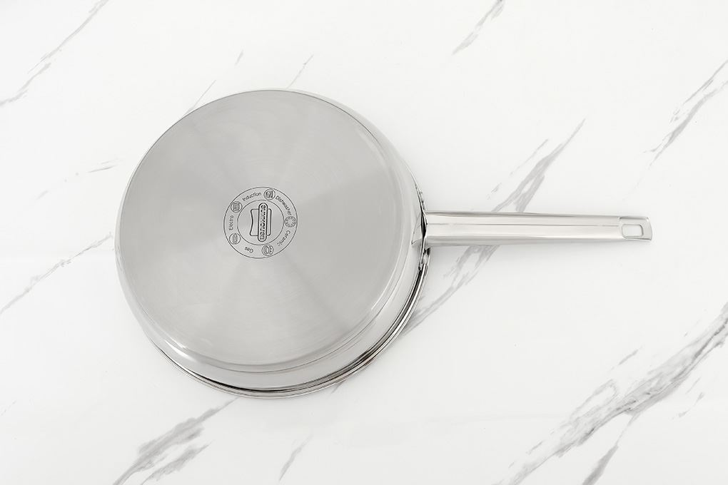 Chảo inox sâu đáy từ 26 cm Sunhouse Healthy IN26M9 Màu Bạc