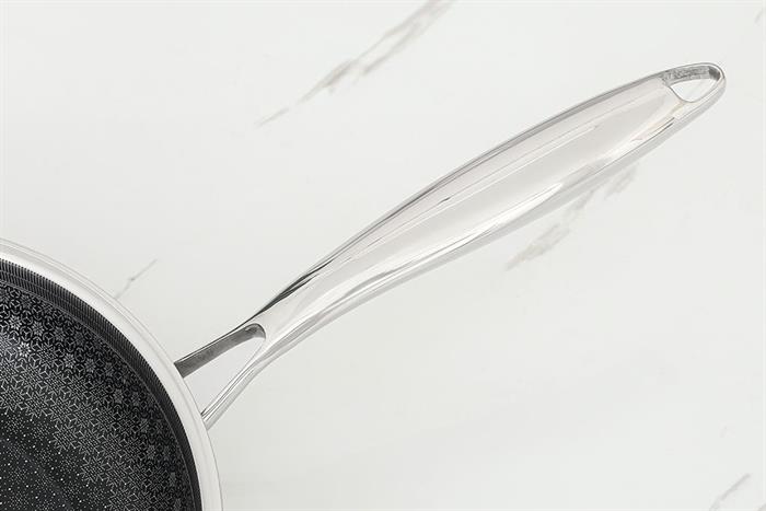 Chảo inox chống dính đáy từ 26 cm Carez FPC785SI26SN Màu Bạc Inox