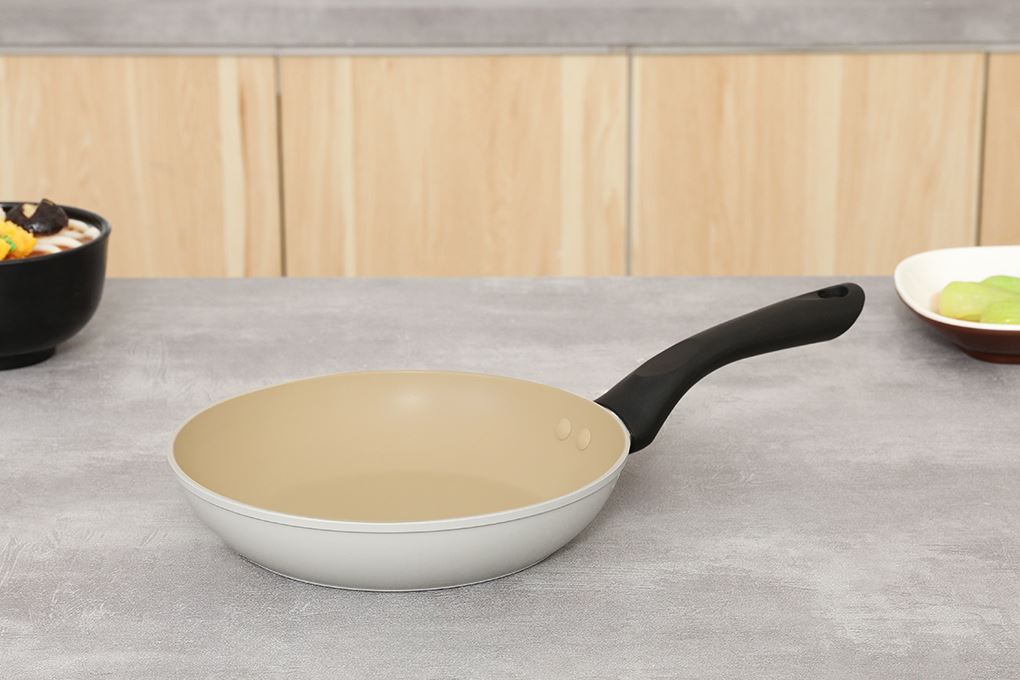 Chảo nhôm sâu chống dính đáy từ 20 cm Green Cook GCP2526-20IH Màu Xanh lá