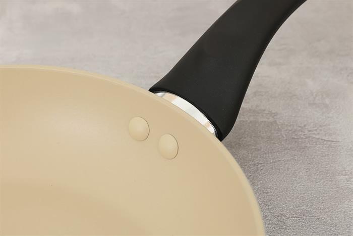 Chảo nhôm sâu chống dính vân đá đáy từ 20 cm Green Cook GCP2526-20IH Màu Xanh lá