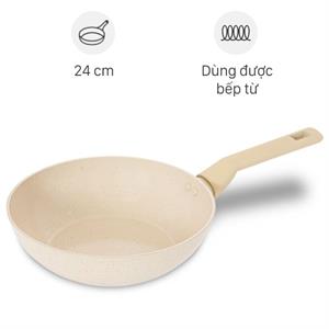 Chảo nhôm sâu chống dính đáy từ Lock&Lock CAW2475IH