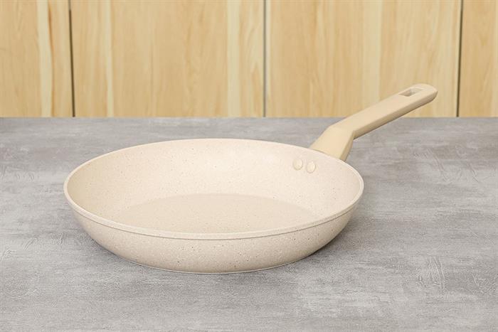 Chảo nhôm chống dính đáy từ 26 cm Lock&Lock CAF2675IH Màu Màu be