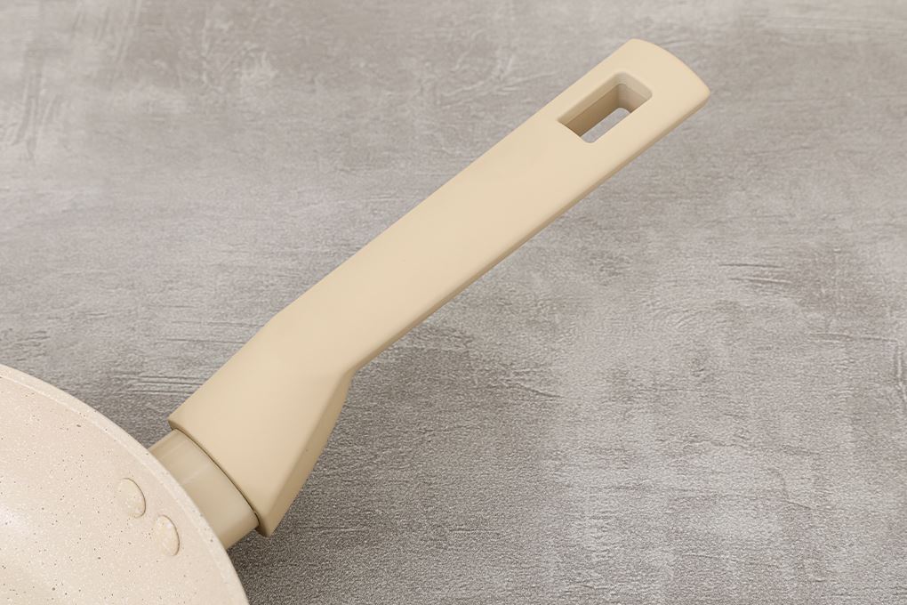 Chảo nhôm chống dính đáy từ 26 cm Lock&Lock CAF2675IH Màu Màu be